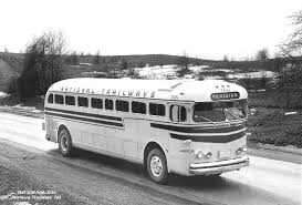 Image result for National Trailways Cream 1956 Wayne Works