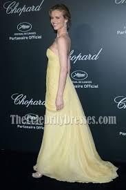The royal family turned to britain's leading couturier, norman hartnell, for the future queen's wedding gown for her marriage to prince philip in november 1947. Eva Herzigova Yellow Strapless Formal Dress 2014 Cannes Film Festival Thecelebritydresses