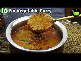 10 Instant Curry No Vegetable Curry Indian Recipes Without Vegetables Curry Recipe Youtube Vegetable Curry Recipes Curry Recipes Indian Food Recipes