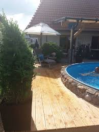 Holzterrasse Pool Holzterrasse Terrasse Pool