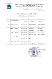 Jun 02, 2021 · jadwal penilaian akhir tahun (pat) tahun pelajaran 2020/2021 assalamu'alaikum wr wb. Jadwal Penilaian Akhir Tahun Pat Tahun Pelajaran 2020 2021 Smp Negeri 259 Jakarta