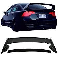 2006 2011 Honda Civic 4dr Trunk Spoiler Wing Mugen Abs Plastic Glossy Black Amazon 06 11 Honda Civic 4 Door Sedan Only Pr Honda Civic 2011 Honda Civic Civic