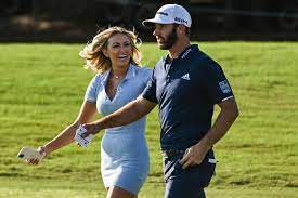 Dustin johnson of the united states and paulina gretzky celebrate after winning the ryder cup during singles matches of the 2016 ryder cup at hazeltine national golf club on october 2, 2016 in chaska, minnesota. Mp9yyqqlmbh9lm