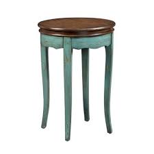 Rachel Teal Round Side Table Round Side Table Side Table End Tables