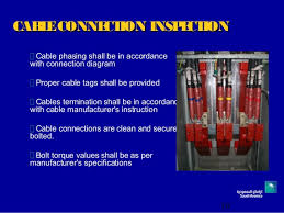Switchgear Installation Precomissioning Inspection Ppt