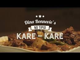 Dina Bonnevie S No Tipid Kare Kare Youtube Kare Kare Recipe Kare Kare Polvorones Recipe