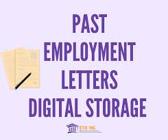 Employment bank introduced on 26.07.2012 concept: Electronically Store Your Past Employment Letter In Your Credential Wallet Mycredentials Arena