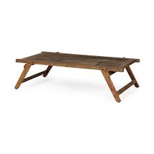 It's amazing what a simple paint job can do. Armee 60x30 Rectangular Naturally Finished Reclaimed Wood Coffee Table Metro Element