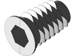 Then you have a hard time to get it out. Threaded Insert For Wood 3d Cad Model Library Grabcad
