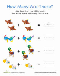 Bird Themed Activities For Preschoolers How Many Are There Birds Worksheet Education Com Birds Kindergarten Activities Math Activities Preschool Preschool Counting