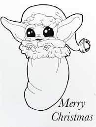 New baby coloring pages twisty noodle. Merry Christmas Yoda Baby Coloring Pages Baby Yoda Coloring Pages Coloring Pages For Kids And Adults