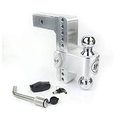 Adjustable drop hitch solid stainless steel 2 and 2 5/16 balls 2.5 shank / 8 drop or 8'' rise tongue weight =1500lbs /max capacity = 12500lbs made in . Weigh Safe Ctb8 2 5 Ka 8 Drop 180 Hitch W 2 5 Shank Shaft Adjustable Aluminum Trailer Hitch Ball Mount Chrome Plated Steel Combo Ball And Key Lock With Matching Receiver Pin Walmart Com