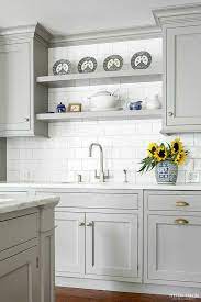 The color of these kitchen cabinets is lunar grey and it works so well with brass hardware. 25 Best Gray Kitchen Cabinets Ideas For 2021 Decor Home Ideas