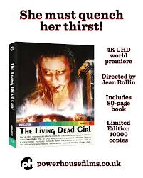 Released on 20 April: A spillage of toxic waste causes a young woman to  rise from the dead with an insatiable taste for blood in... THE LIVING DEAD  GIRL (UK/US) Limited Edition