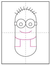 If you can draw simple geometric shapes, letters, and numbers then this tutorial will be simple for you to follow. How To Draw A Minion Art Projects For Kids