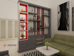 Ruang tamu minimalis di teras. Desain Interior Ruang Tamu Minimaois Sekat Ruang Tv Cek Bahan Bangunan