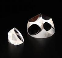 Prisma óptico de alta calidad en forma de penta, pentágono o pentagonal,  prisma medio penta
