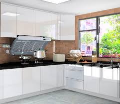 High Gloss Kitchen Cabinet Design Bedroom Wardrobe Design From Daban Custom Kitchen Cabinets Gloss Kitchen Cabinets High Gloss Kitchen Cabinets