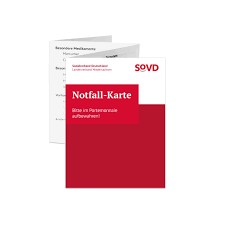 Eine notfallkarte gibt aufschluss darüber, wo sich die eigene patientenverfügung befindet, sodass im netz gibt es ihn in verschiedenen varianten kostenlos zum download: Sovd Shop Notfallkarte