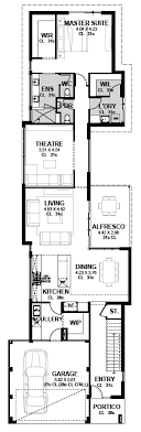 A narrow house lot near the beach or other odd shaped waterfront lot on a river or lake can be a challenge. 10m Wide House Plans Home Designs Perth Novus Homes
