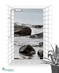 Badidee Motiv Duschruckwand Statt Fliesen Das Fugenlose Duscherlebnis Im Badezimmer Duschruckwand Dusche Duschwand