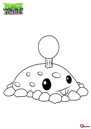 Plants Vs Zombies Potato Mine Coloring Page Collection Of Cartoon Coloring Pages For Teenage Printable Cartoon Coloring Pages Coloring Pages Plants Vs Zombies