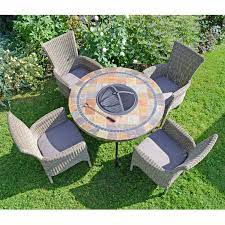 Just call the number at the. Colorado Fire Pit Table With 4 Dorchester Chairs Set Greenfern Garden Furniture