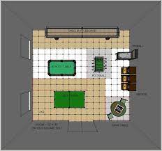 Key Measurements Recreation Rooms Rule Floor Plans Game Room Basement Rec Room