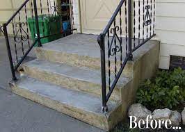 The 5 Front Porch Makeover Porch Makeover Front Porch Makeover Concrete Front Steps