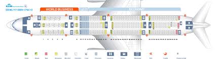 Seat Map Boeing 777 300 Klm Best Seats In The Plane