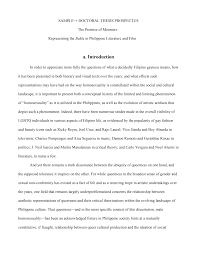 Https Www Uwo Ca Languages Graduate Complit Sample Phd Prospectus Pdf