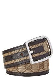 Get 5% in rewards with club o! Gucci Beige And Brown Gg Supreme Canvas With Leather Belt Tradesy