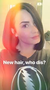 The height in the front section of the hair is great for lengthening her face and the tousled, pinned up curls add even more volume and lots of gorgeous texture. Demi Lovato Cuts Her Hair Short Into A Bob Entertainment Tonight