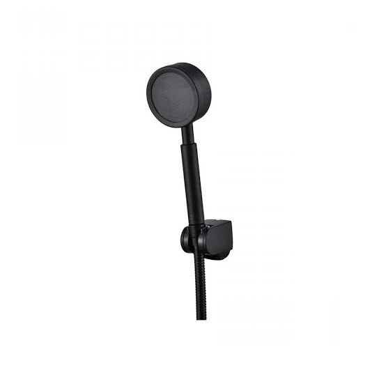 ฝักบัวสแตนเลสพร้อมสายและขอแขวน 1 ระบบ RA BK-D411-DBK สี MATT BLACK  Rasland