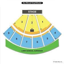 Glen Helen Amphitheater San Bernardino Ca Seating Chart View