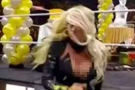 Stunning WWE star suffers embarrassing wardrobe malfunction on live show  premiere - Daily Star