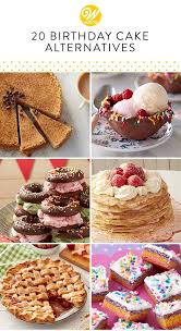 Swirl up a quick birthday breakfast shake before you are showered with these are healthy!? 20 Birthday Cake Alternatives Wilton Birthday Cake Alternatives Healthy Birthday Desserts Healthy Birthday Cakes