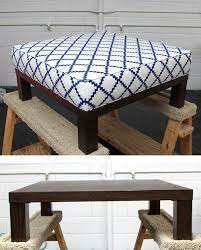Add something round or of an irregular shape to grab attention. 5 Smashing Ideas Upholstery Tacks Studs Upholstery Workroom Chair Slipcovers Upholstery Couch Upholstery Diy Step By Step U Diy Ottoman Furniture Diy Home Diy