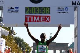 Course records are being held by dennis kimetto of kenya's wilson kipsang holds the men's course record in 2:03:42 which was then his personal best time before he broke the world record later in berlin. Kenya S Makau Is The Marathon Man Abc News Australian Broadcasting Corporation