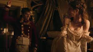 In Napoleon (2023), upon seeing Josephine, Napoleon Bonaparte says Hummina  Hummina Awwoga!! then shits and cums. Oscar winning director Ridley Scott  then said Cut! Perfect! Thats exactly how I want to portray