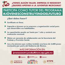 Las empresas que se sumen a esta iniciativa de bienestar para la población recibirán un distintivo otorgado por la styps que las acreditará como empresas con portal oficial styps: Gobierno De Mexico On Twitter Tienes Algun Taller Empresa O Negocio Y Quieres Apoyar A La Juventud Mexicana Sumate Como Tutor De Jovenesconstruyendoelfuturo Reivindiquemos A La Juventud Mexicana Con Oportunidades De Capacitacion