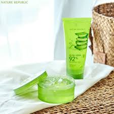 Nature republic soothing and moisture aloe vera 92% soothing gel (300ml). 20 Korean Beauty And Skincare Brands You Should Know About Asap Nature Republic Aloe Vera Aloe Vera Aloe Vera Gel