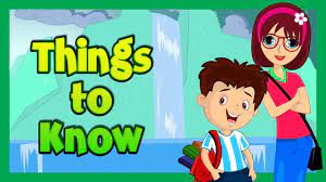 Things To Know - Kids Videos || Things To Learn - Learning Videos For Kids  - Youtube