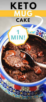 This Chocolate Keto Mug Cake In The Microwave Is Another One Of My Favorite Quick Treats I Give Ins In 2020 Keto Mug Cake Keto Chocolate Mug Cake Keto Dessert Recipes