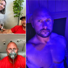 I just had the ultimate Performance Spa Day (aka: sweating, poking, and  breathing like a biohacking warrior) Step 1: Sweated like a rotisserie  chicken in the infrared sauna. ♨️🔥 Step 2: Got