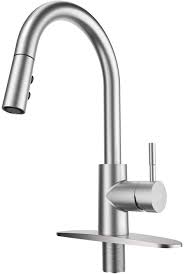 Alibaba.com offers 1,516 sink faucet nozzle products. Lepo Kitchen Sink Faucet Modern Stainless Steel Pull Out Kitchen Sink Faucet With Hose And Deck Plate Single Handle High Arc Brushed Nickel Kitchen Faucet With Pull Down Sprayer Amazon Com
