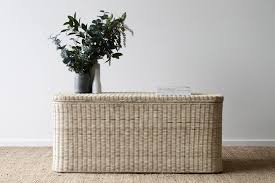 It is the perfect choice for your living room, bedroom, or office, and the trunk is an ideal solution for storing pillows, blankets, or other daily necessities in a coastal. Large Wicker Trunk Natural Ls Naturally Cane Rattan And Wicker Furniture