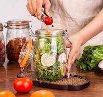 Amazon.com: Amzcku Wide Mouth Vintage Mason Jars with ...