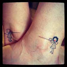 Friendship Tattoo Ideas Telephone Cord Stick People Friendship Tattoos Friends Tattoo Best Friend Tattoos