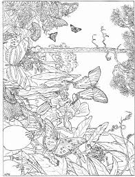 Nature Coloring Pages For Adults Pdf Awesome Coloriage De Pour Adultes Dessin Papillons Dans La N In 2020 Coloring Pages Detailed Coloring Pages Mandala Coloring Pages
